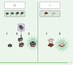 LEGO 21256 instructions page 7 – build guide