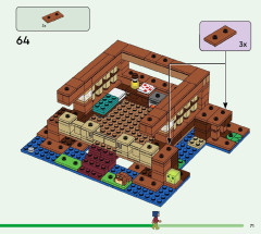 LEGO 21256 instructions page 71 – build guide