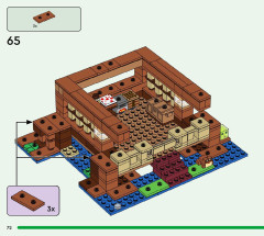 LEGO 21256 instructions page 72 – build guide