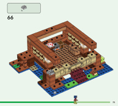 LEGO 21256 instructions page 73 – build guide