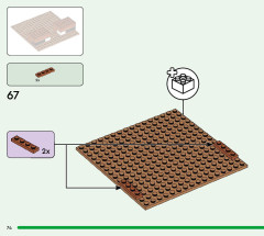 LEGO 21256 instructions page 74 – build guide