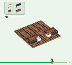 LEGO 21256 instructions page 77 – build guide