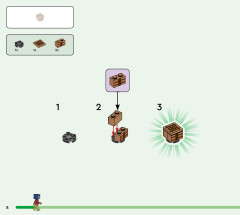 LEGO 21256 instructions page 8 – build guide
