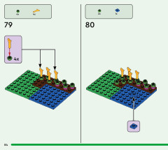 LEGO 21256 instructions page 84 – build guide