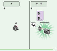 LEGO 21257 instructions page 17 – build guide
