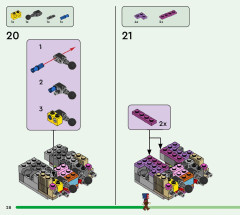 LEGO 21257 instructions page 28 – build guide