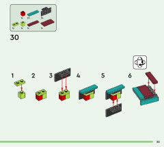 LEGO 21257 instructions page 35 – build guide