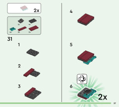 LEGO 21257 instructions page 37 – build guide