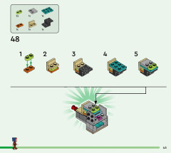 LEGO 21257 instructions page 45 – build guide