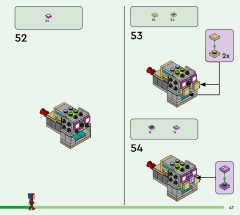 LEGO 21257 instructions page 47 – build guide