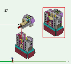LEGO 21257 instructions page 49 – build guide