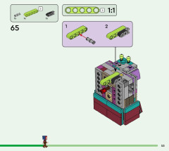 LEGO 21257 instructions page 53 – build guide