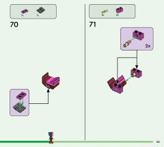 LEGO 21257 instructions page 55 – build guide