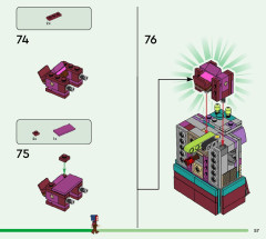 LEGO 21257 instructions page 57 – build guide