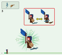 LEGO 21257 instructions page 6 – build guide