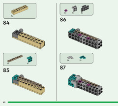 LEGO 21257 instructions page 62 – build guide