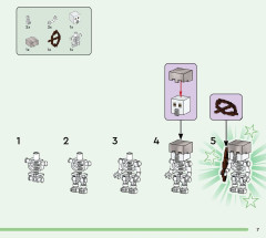 LEGO 21257 instructions page 7 – build guide