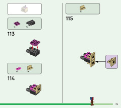 LEGO 21257 instructions page 75 – build guide