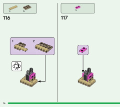 LEGO 21257 instructions page 76 – build guide