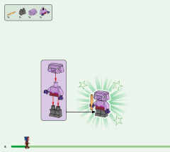 LEGO 21257 instructions page 8 – build guide