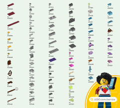 LEGO 21257 instructions page 87 – build guide