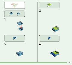 LEGO 21257 instructions page 9 – build guide