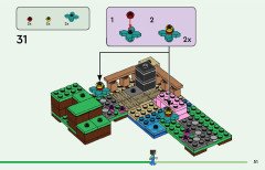 LEGO 21260 instructions page 51 – build guide