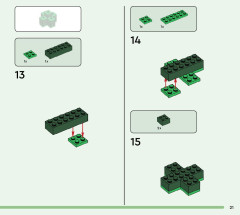 LEGO 21261 instructions page 21 – build guide