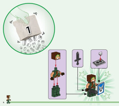 LEGO 21261 instructions page 4 – build guide