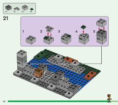 LEGO 21261 instructions page 42 – build guide