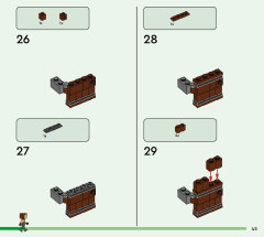 LEGO 21261 instructions page 45 – build guide