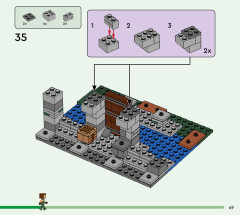 LEGO 21261 instructions page 49 – build guide