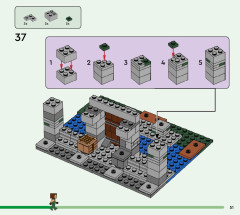 LEGO 21261 instructions page 51 – build guide