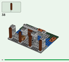 LEGO 21261 instructions page 52 – build guide