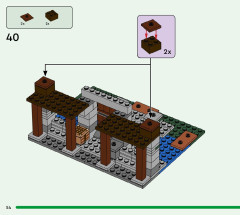 LEGO 21261 instructions page 54 – build guide