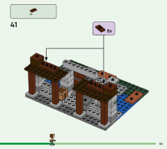 LEGO 21261 instructions page 55 – build guide