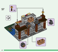 LEGO 21261 instructions page 68 – build guide