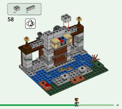 LEGO 21261 instructions page 69 – build guide