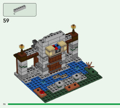 LEGO 21261 instructions page 70 – build guide