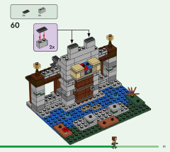 LEGO 21261 instructions page 71 – build guide