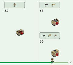 LEGO 21261 instructions page 73 – build guide