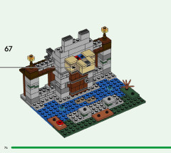 LEGO 21261 instructions page 74 – build guide