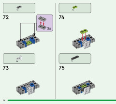 LEGO 21261 instructions page 76 – build guide