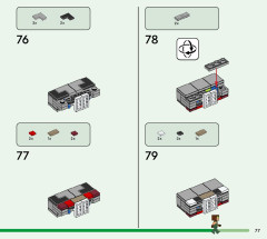 LEGO 21261 instructions page 77 – build guide