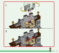 LEGO 21261 instructions page 79 – build guide
