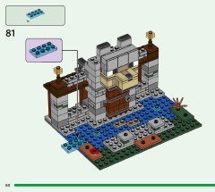 LEGO 21261 instructions page 80 – build guide