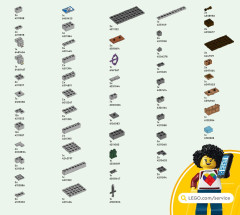 LEGO 21261 instructions page 87 – build guide