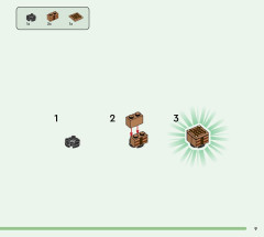 LEGO 21261 instructions page 9 – build guide