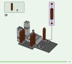 LEGO 21262 instructions page 17 – build guide
