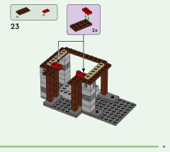 LEGO 21262 instructions page 21 – build guide